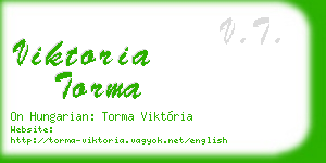 viktoria torma business card